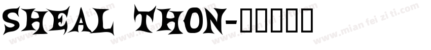 SHEAL THON字体转换